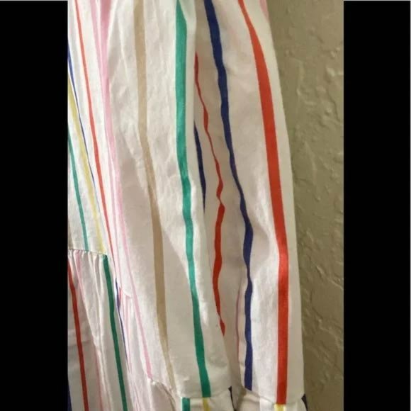 J.CREW Tiered Rainbow Dress - Picture 8 of 9